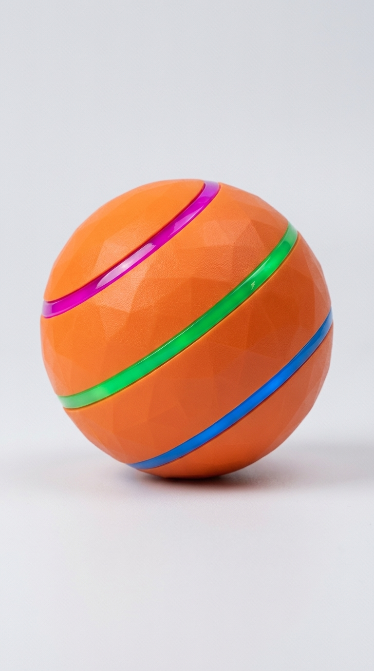 Interactive Rolling Ball - Touch Controlled Dog Toy